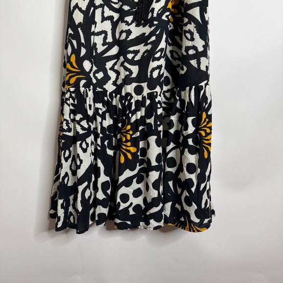 Anthropologie Farm Rio Flutter-Sleeved Maxi Dress size Small Petite - Picture 6 of 10